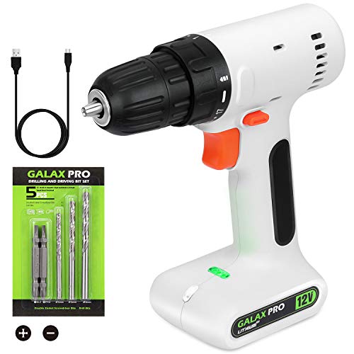 GALAX PRO Drill Driver, 12V Cordless Drill Driver, 10mm...