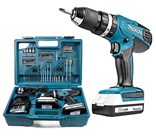Makita 18 V Cordless Combi Drill, 2 x Batteries, Charger and...
